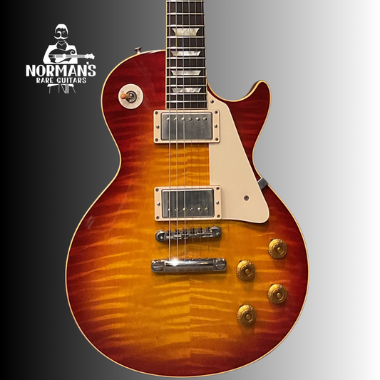 2006 Gibson Les Paul Standard '59 Reissue Electric Guitar Cherry Sunburst Flame Norman's Personal Stash!