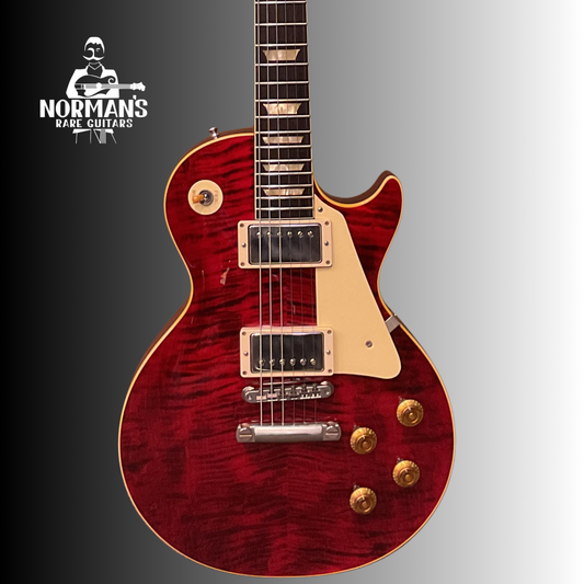 2018 Gibson Custom Historic Les Paul Red Flame Top Norman's Personal Stash!