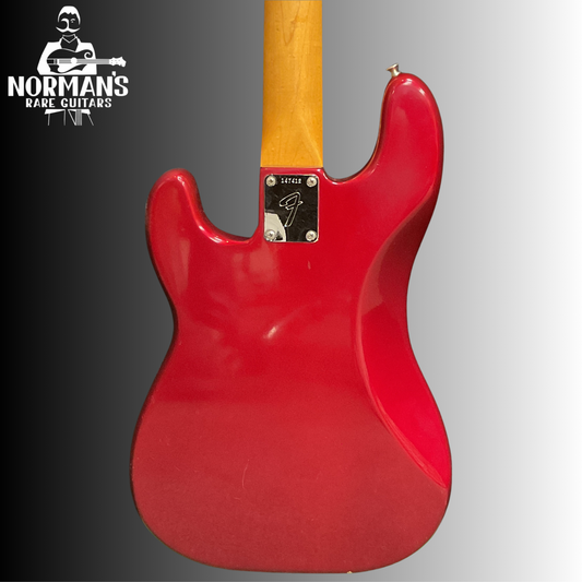 1966 Fender Precision Bass Candy Apple Red Very Rare!