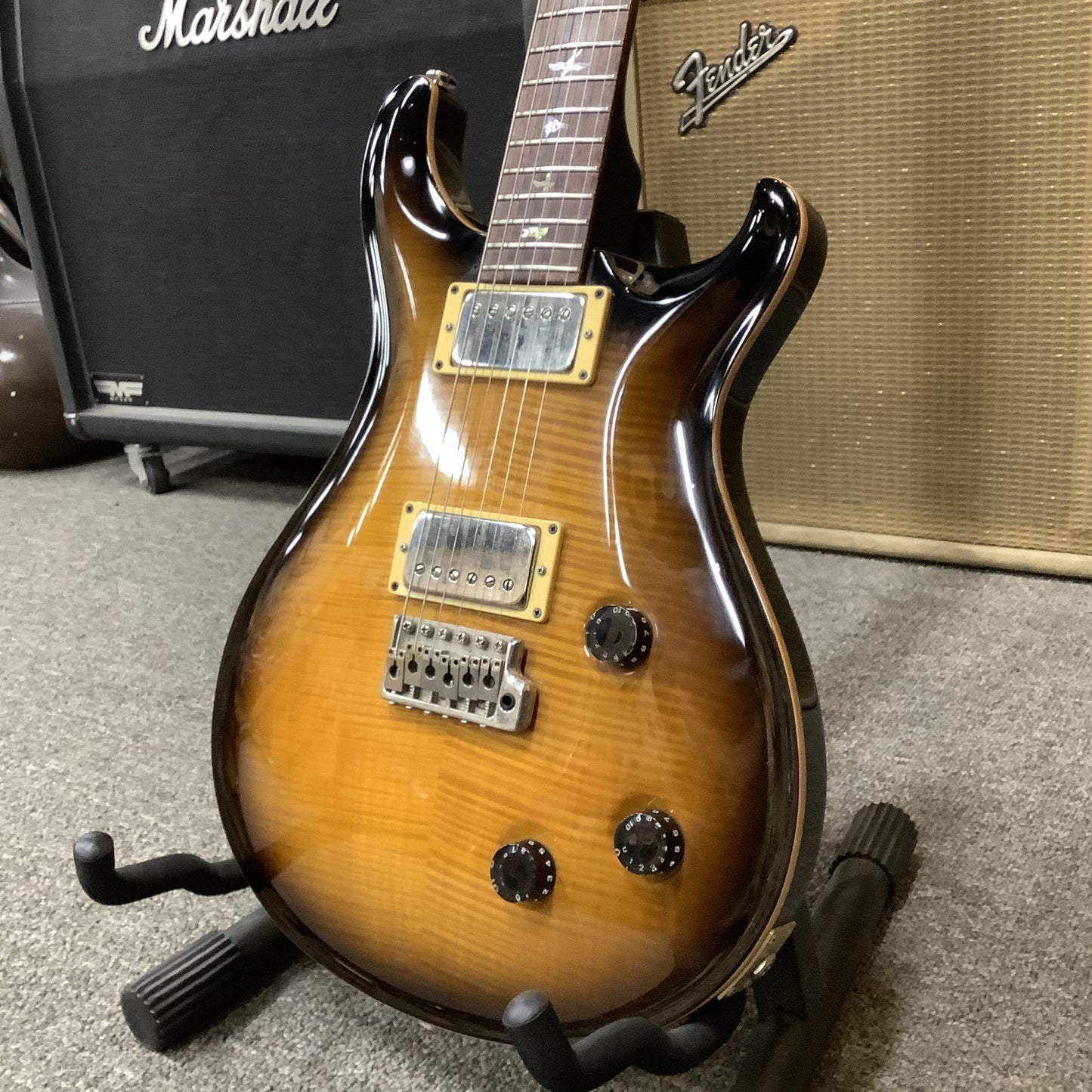 PRS 10 Top Double Cut Tobacco Flame