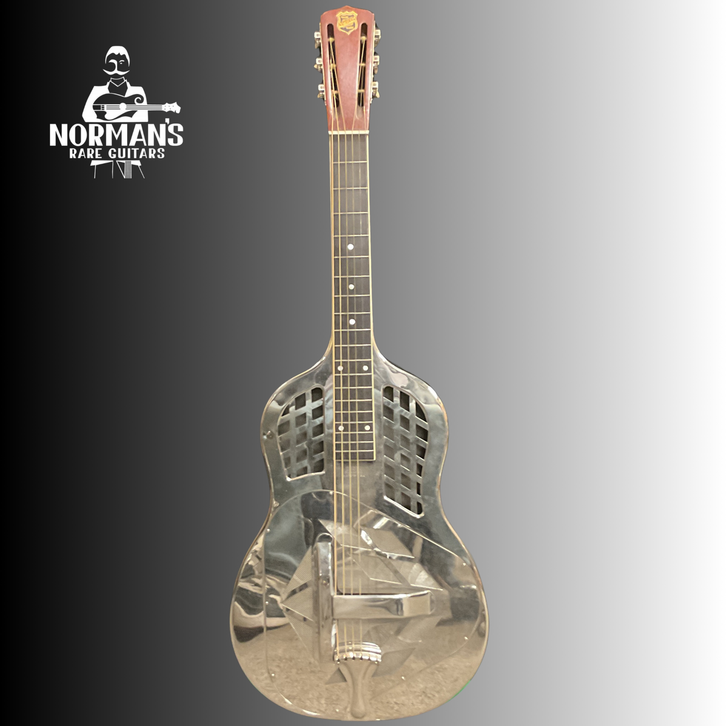 A 1930s National Style #1 Squareneck Metal Bodied Tricone Resonator