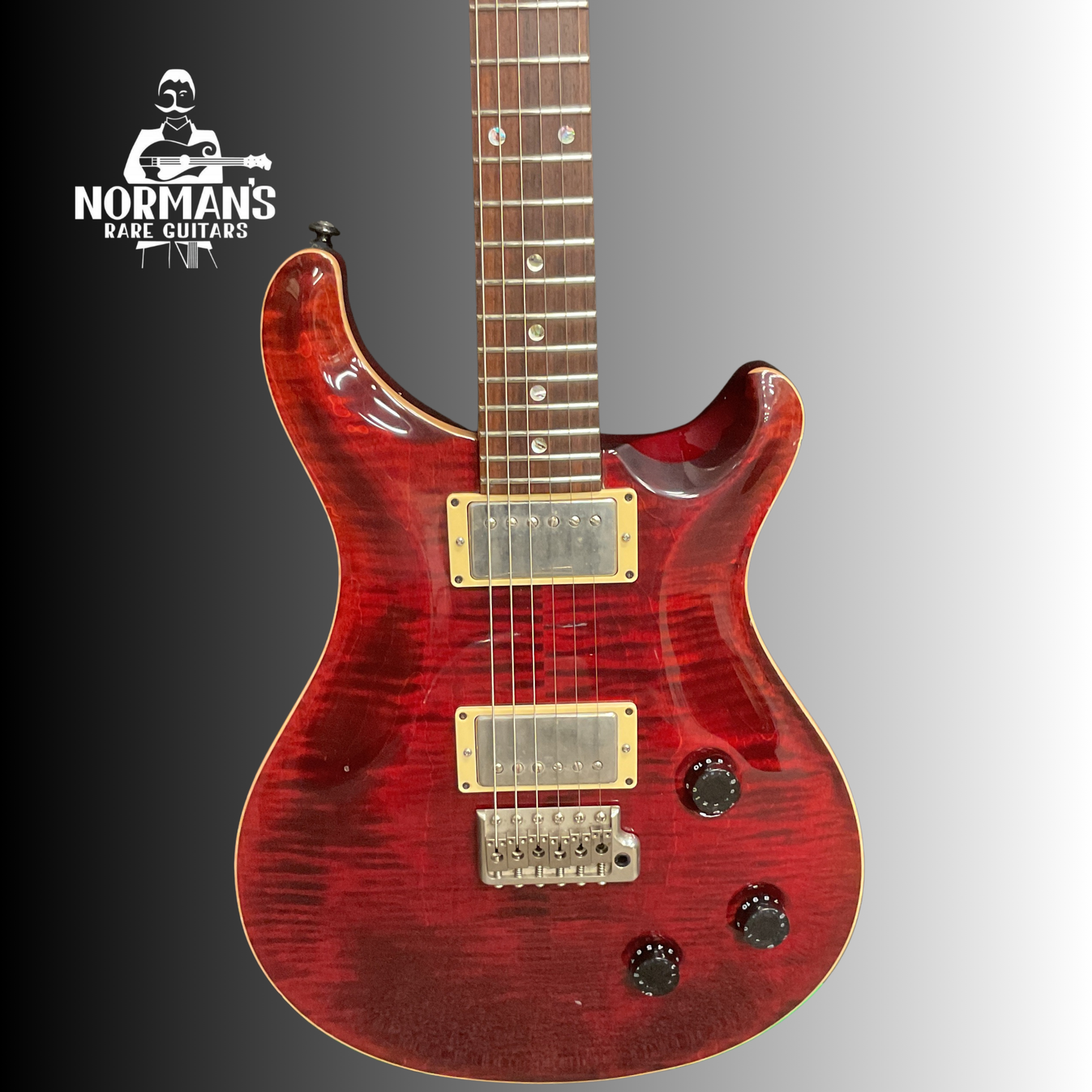 2018 Paul Reed Smith (PRS) Custom 22 in Transparent Cherry Red Amazing Flame Top!