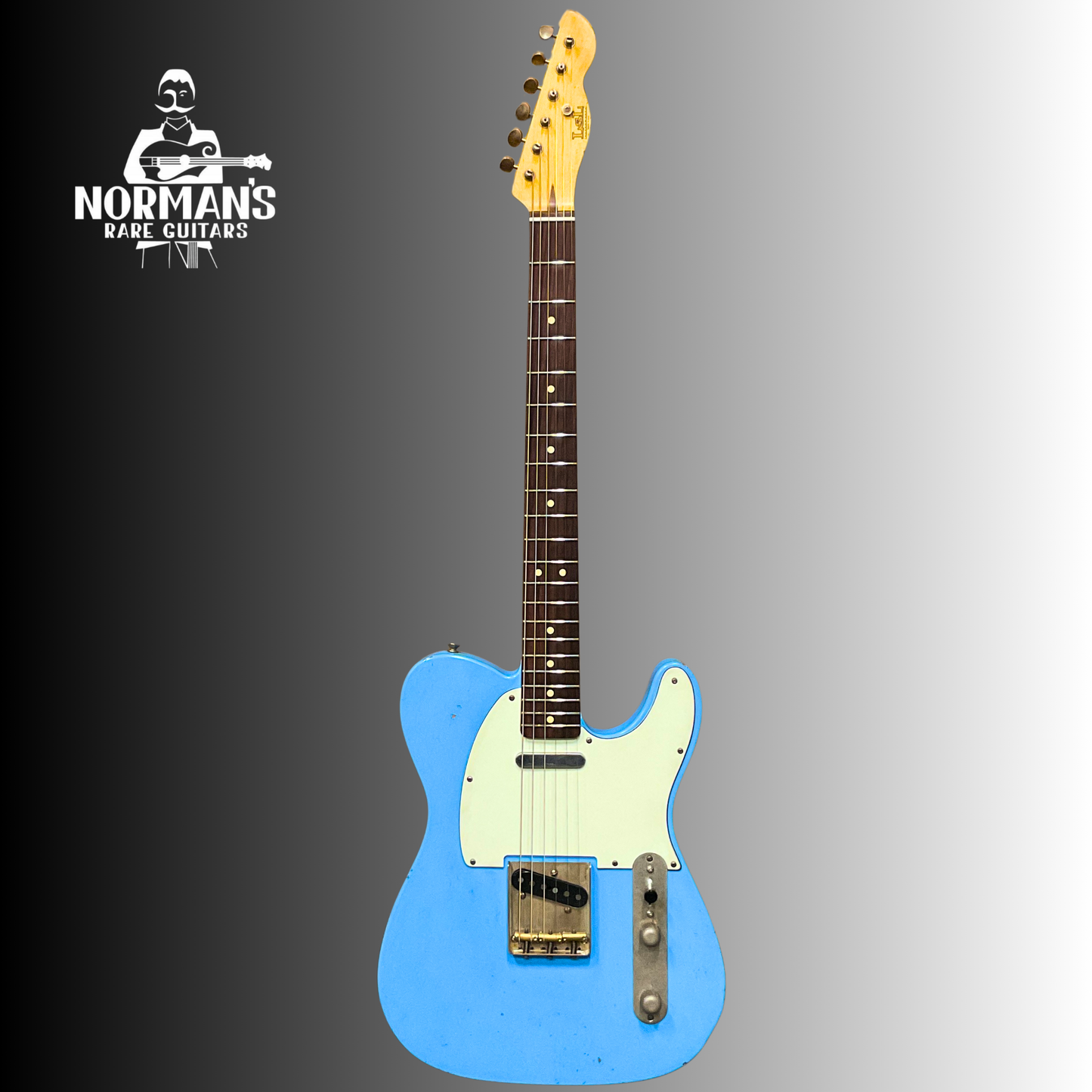 LSL T Bone Tele Masterbuilt By Chris Fleming Lake Arrowhead Blue