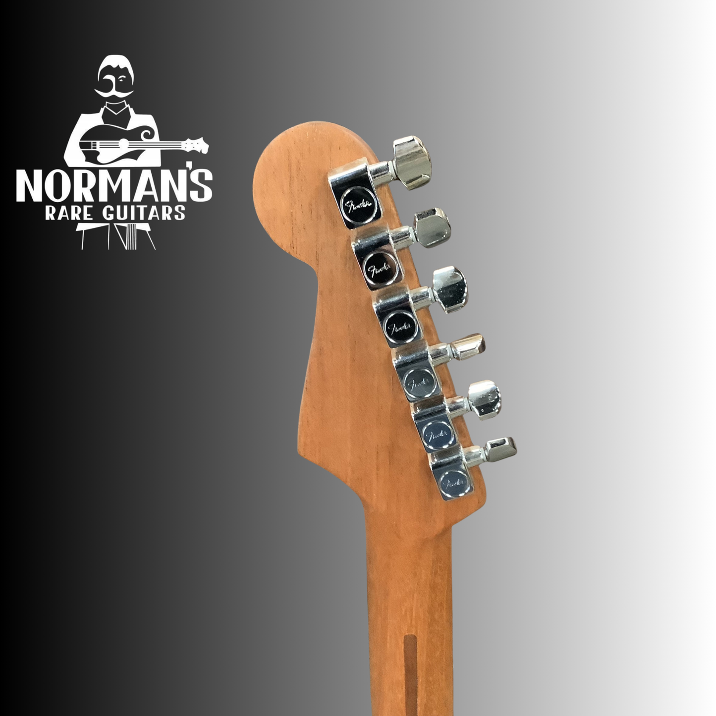 Used Fender Strat Acoustasonic Black Made In USA