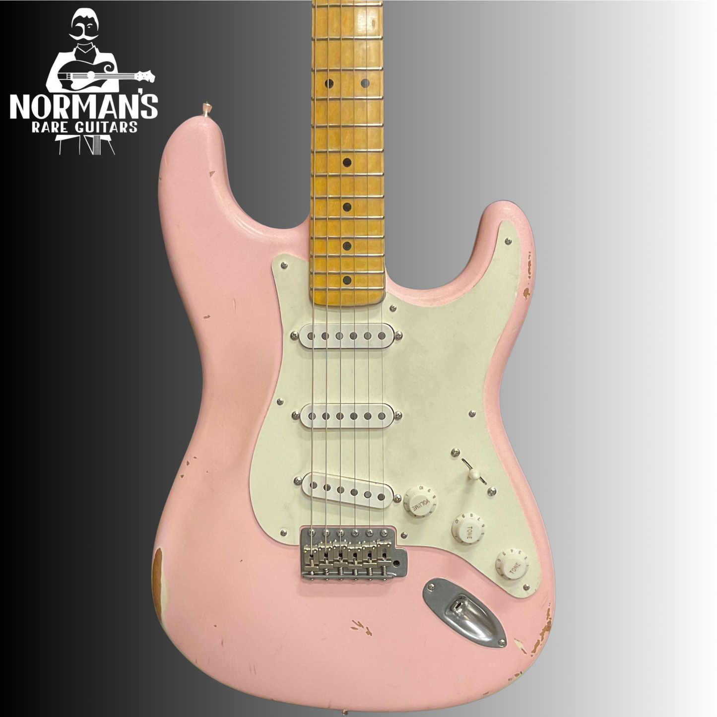 Nash Strat '57 Electric Guitar Shell Pink
