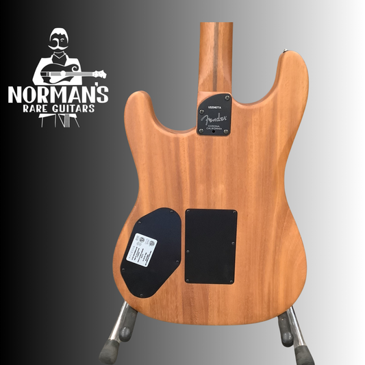 Used Fender Strat Acoustasonic Black Made In USA