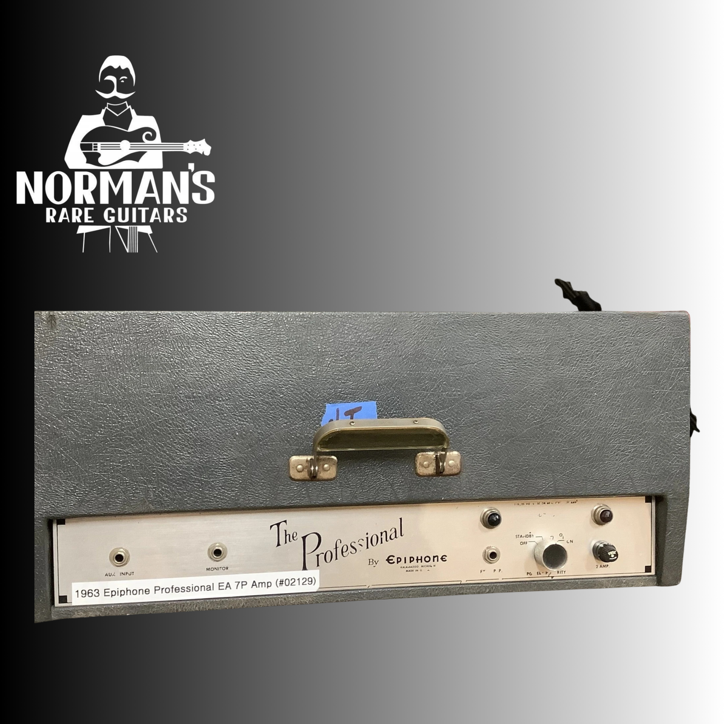 1963 Epiphone Professional Thinline Electric Guitar Cherry With EA-7P Amp