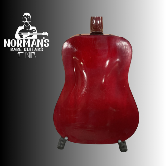1974 Guild D-25C Cherry Red Acoustic Electric