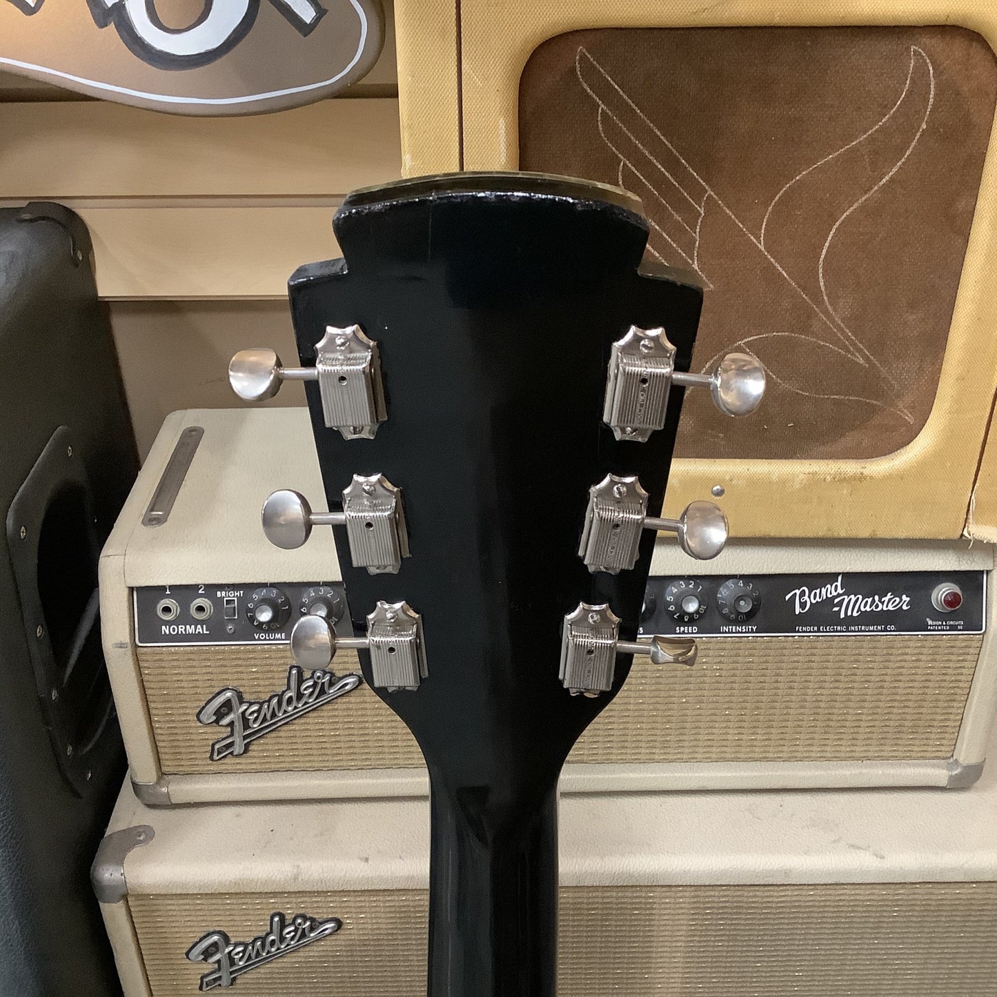1950’s Kay Uptown Factory Black-Kelvinator Headstock