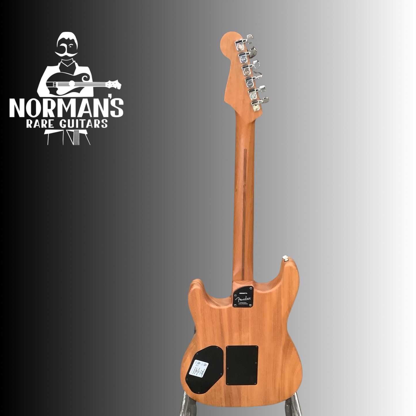 Used Fender Strat Acoustasonic Black Made In USA