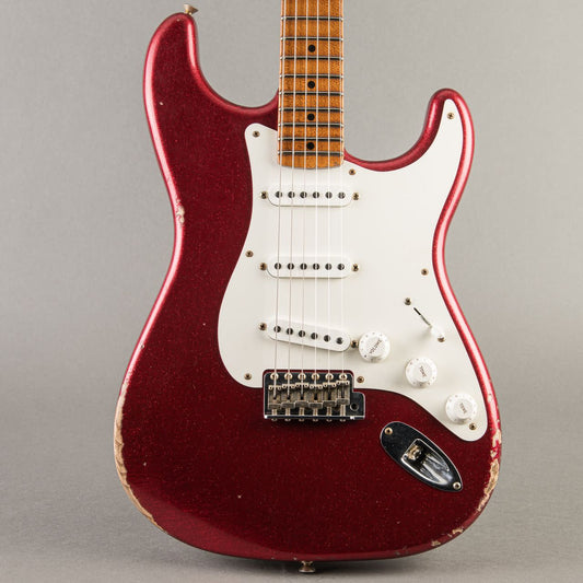 Fender Custom Shop 50s DUALMAG II Stratocaster Relic 2025, Red Sparkle