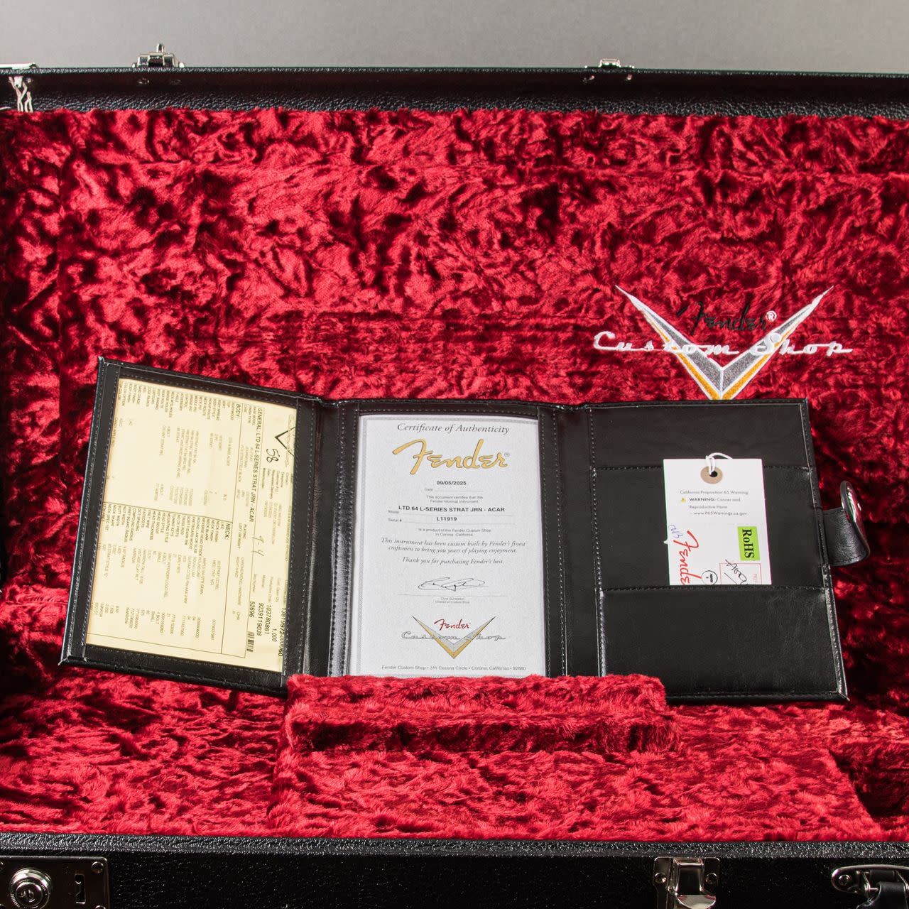 Fender Custom Shop Limited '64 L-Series Stratocaster Journeyman 2025, Aged Candy Apple Red