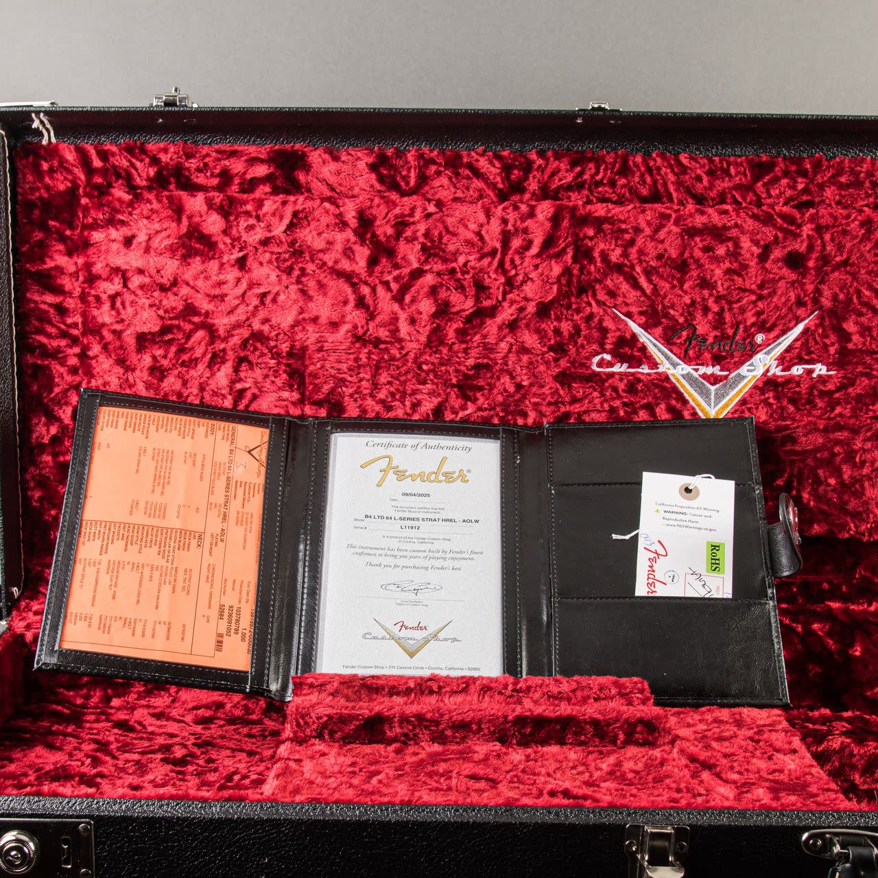 Fender Custom Shop Limited '64 L-series Stratocaster Heavy Relic 2025, Olympic White