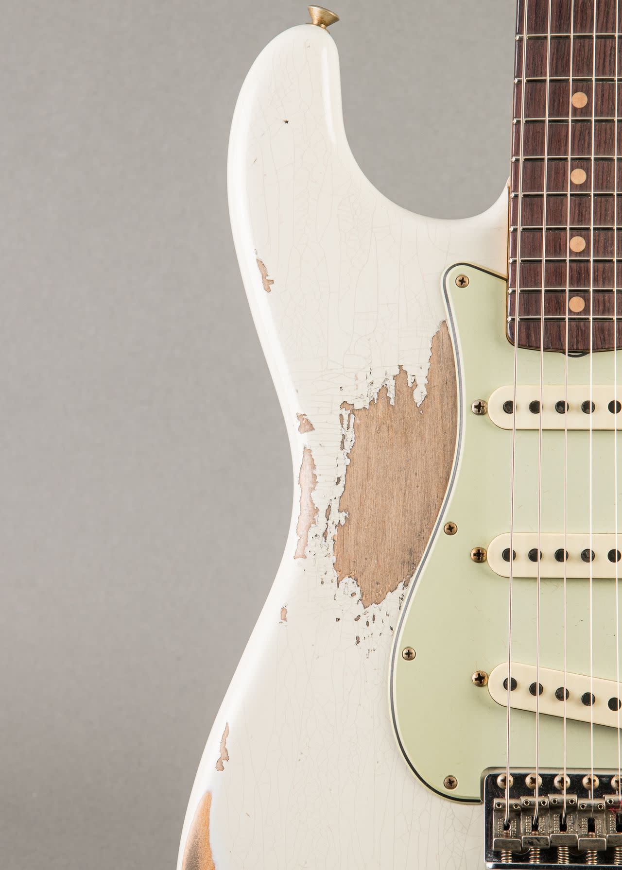 Fender Custom Shop Limited '64 L-series Stratocaster Heavy Relic 2025, Olympic White