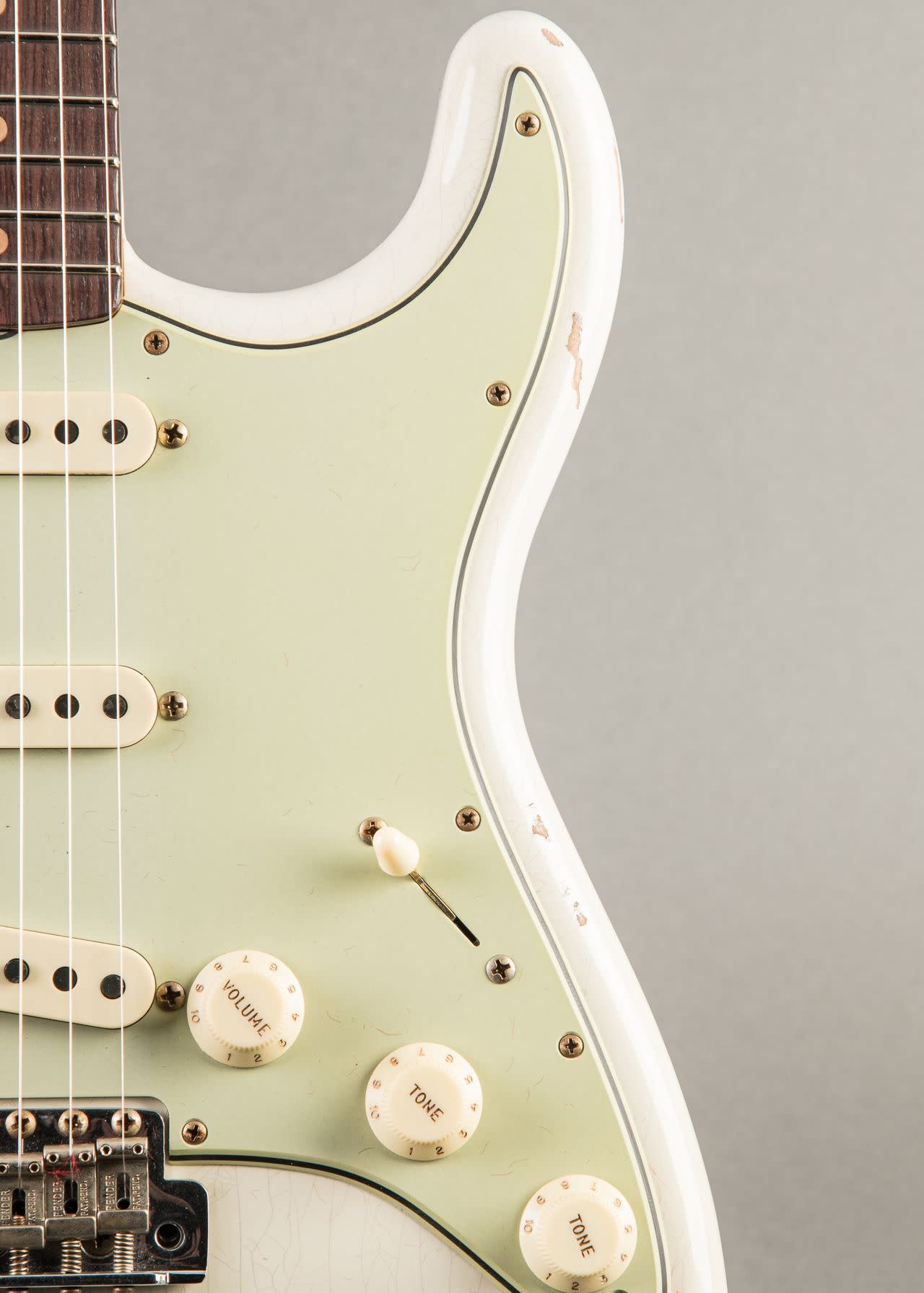 Fender Custom Shop Limited '64 L-series Stratocaster Heavy Relic 2025, Olympic White