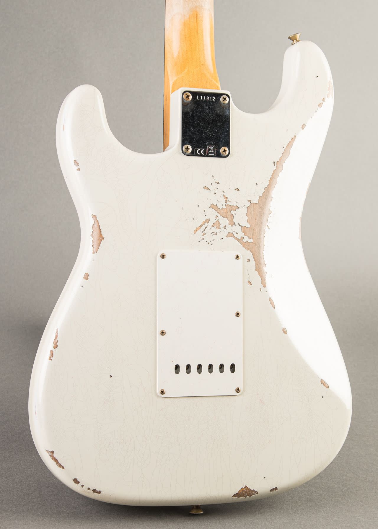 Fender Custom Shop Limited '64 L-series Stratocaster Heavy Relic 2025, Olympic White