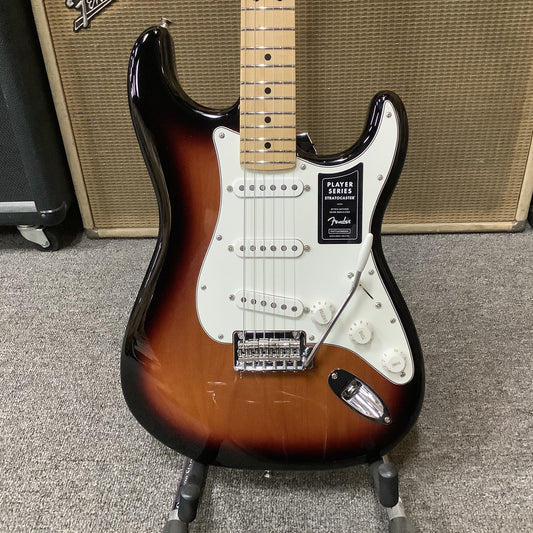 Brand New 2021 Fender Stratocaster Player Series Sunburst, Made In Mexico