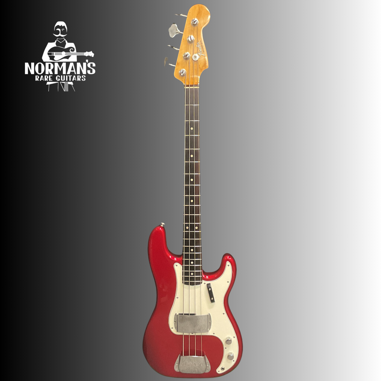 1966 Fender Precision Bass Candy Apple Red Norman's Personal Stash!