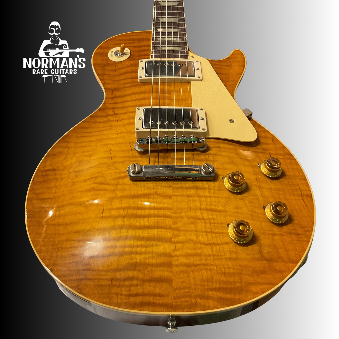 2024 Gibson Les Paul '59 Murphy Lab AAA Top Electric Guitar Honeyburst Norman's Personal Stash!