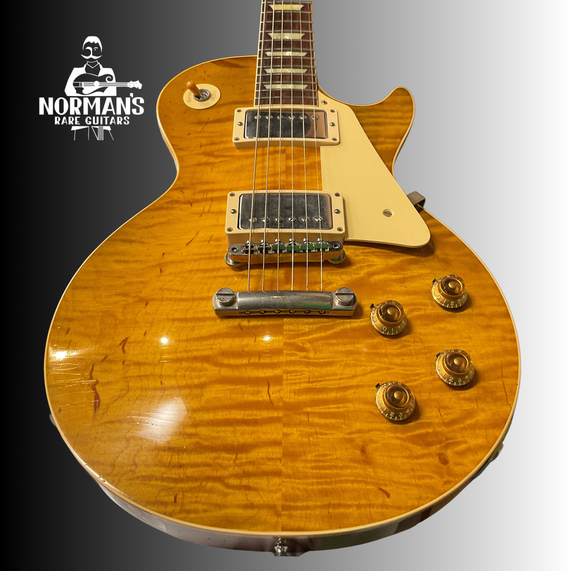 2015 Gibson Custom Hand Selected R9 G Club Tokyo '59 Sunburst Flame Top Norman's Personal Stash!