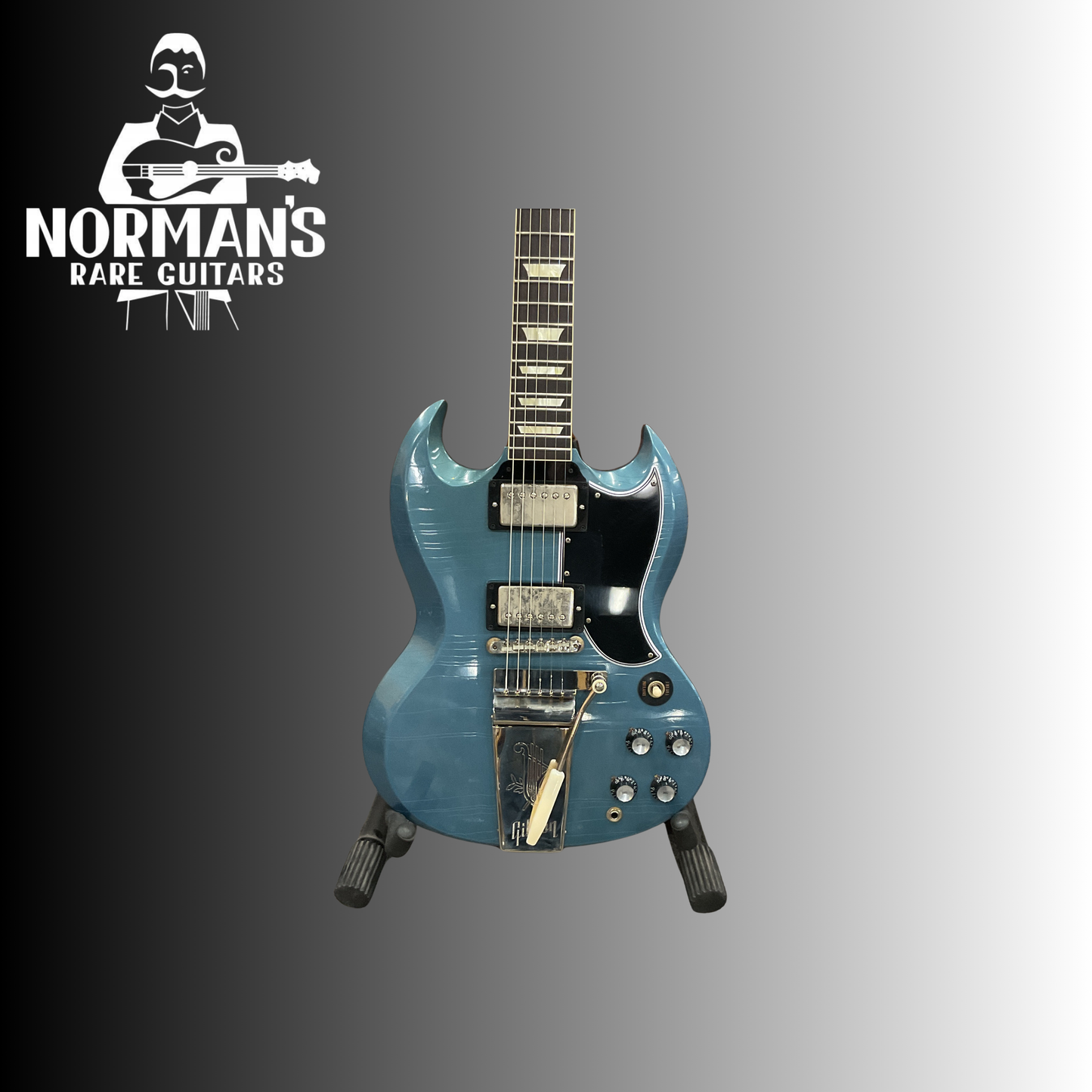 2025 Gibson Custom Murphy Lab SG STD Pelham Blue Maestro Tremolo