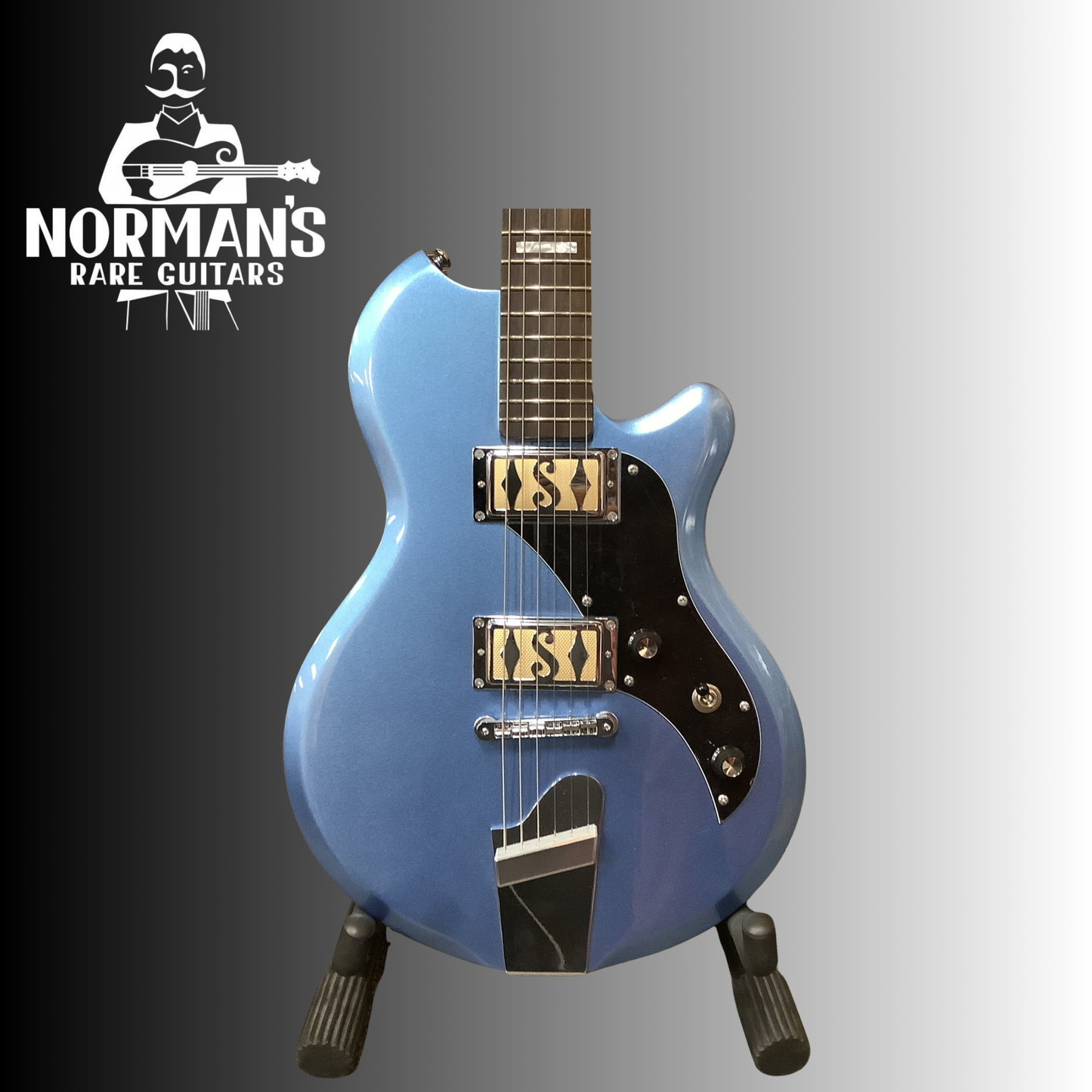 Supro Westbury, Blue, Double Pickup, Made In Indonesia