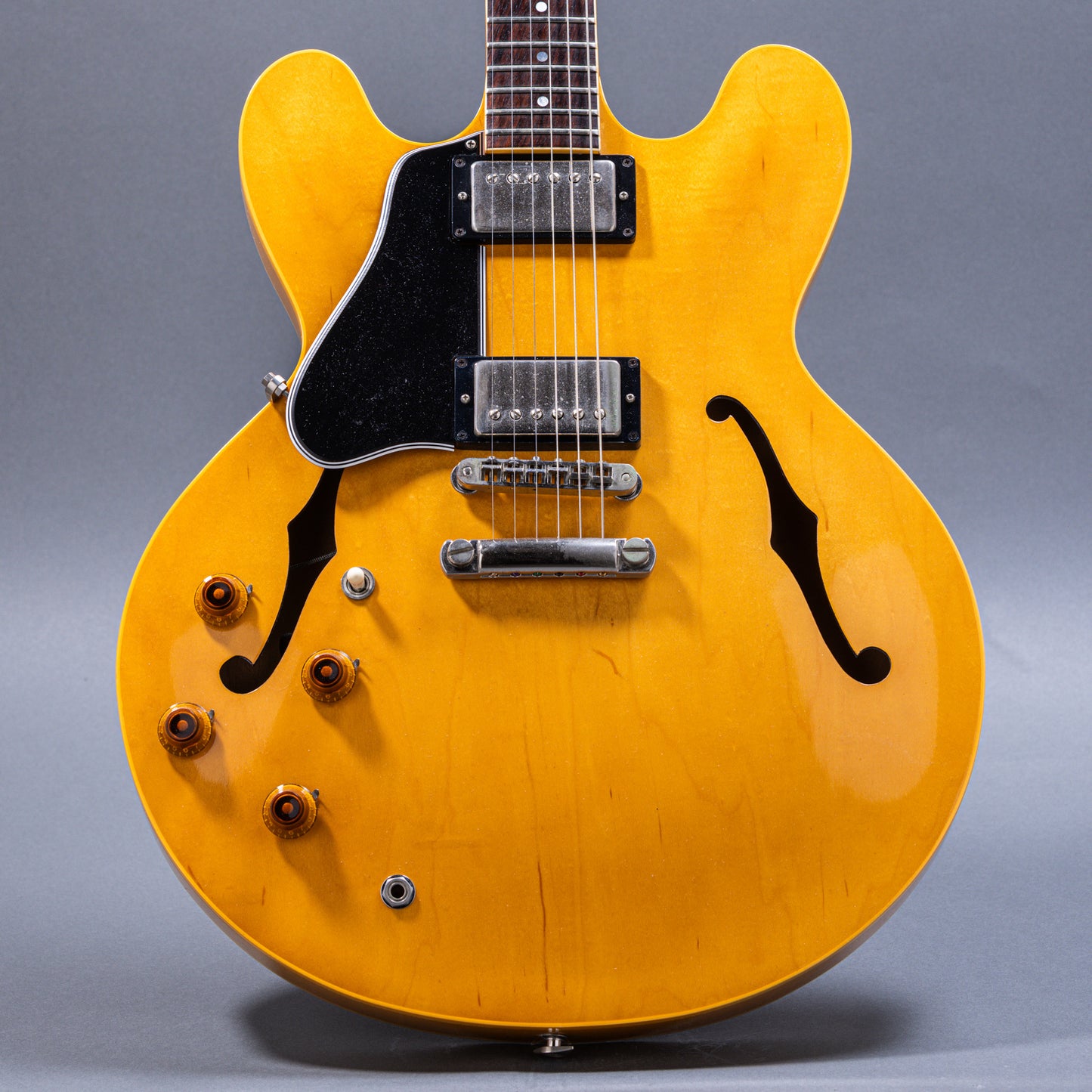 1983 Gibson ES-335 Dot Semi Hollow Electric Reissue Blonde Left Handed