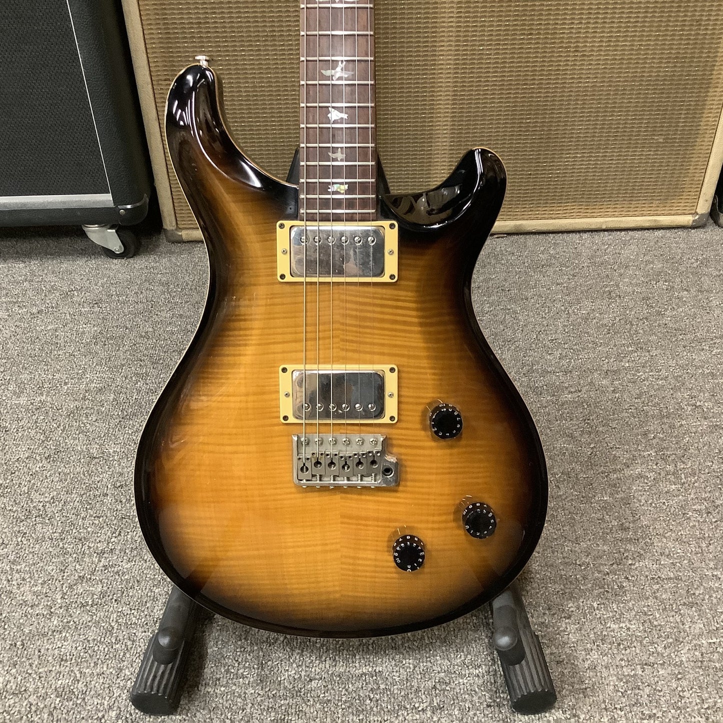 PRS 10 Top Double Cut Tobacco Flame