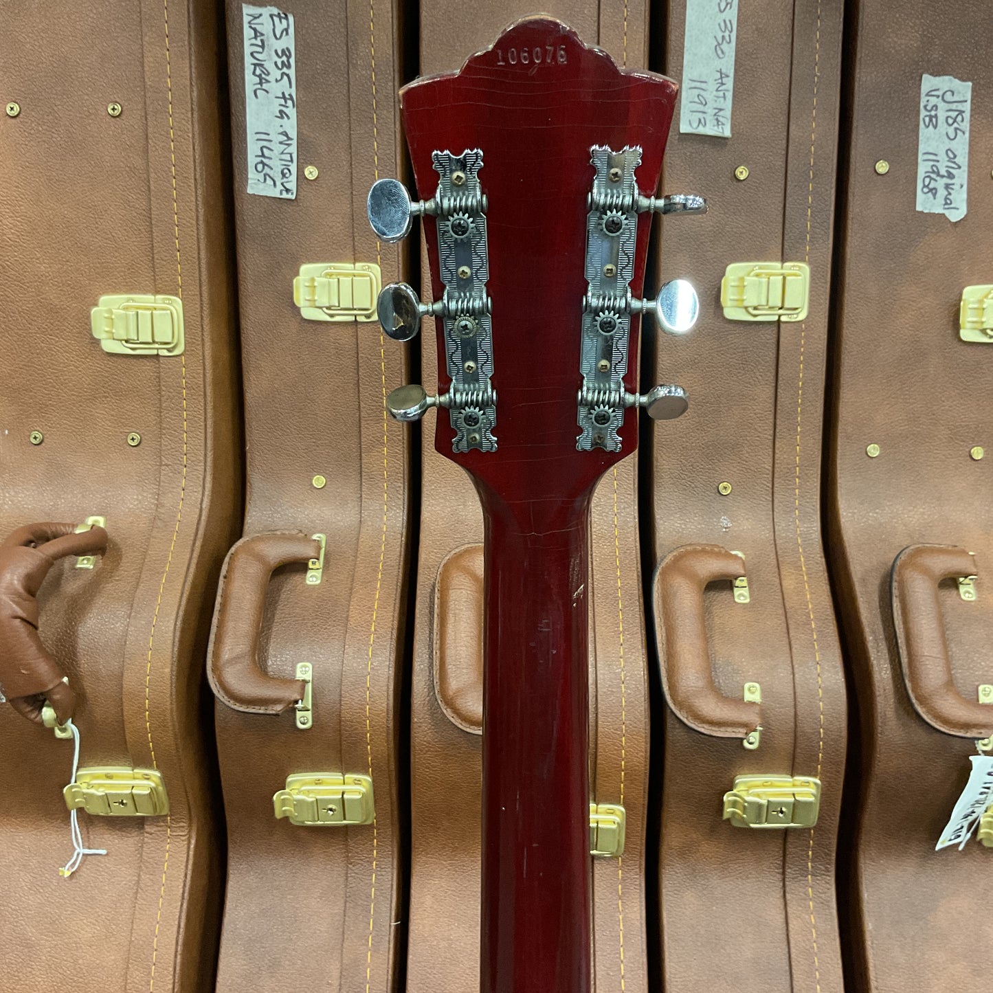1974 Guild D-25C Cherry Red Acoustic Electric