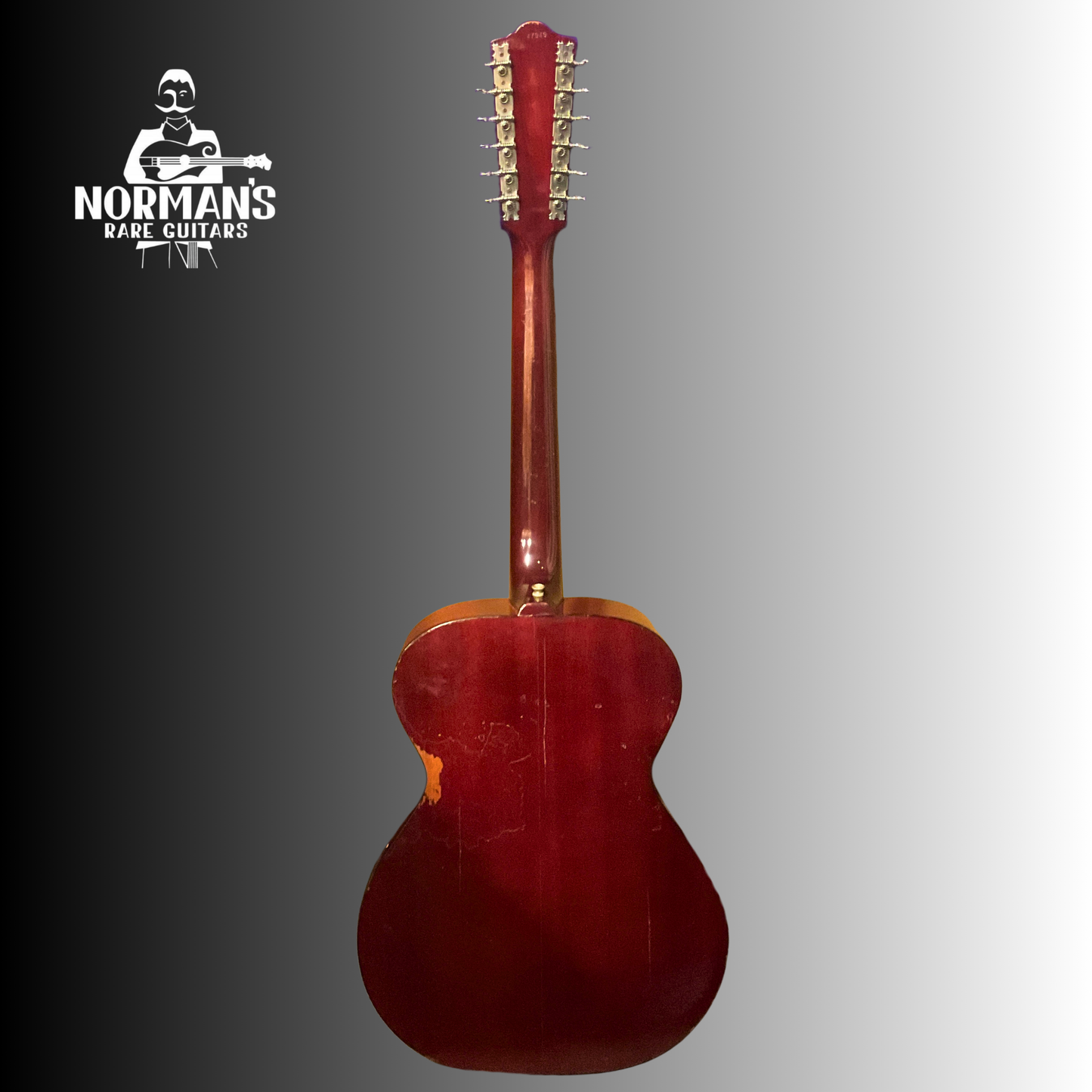 1970 Guild F112NT 12 String Acoustic Guitar Natural