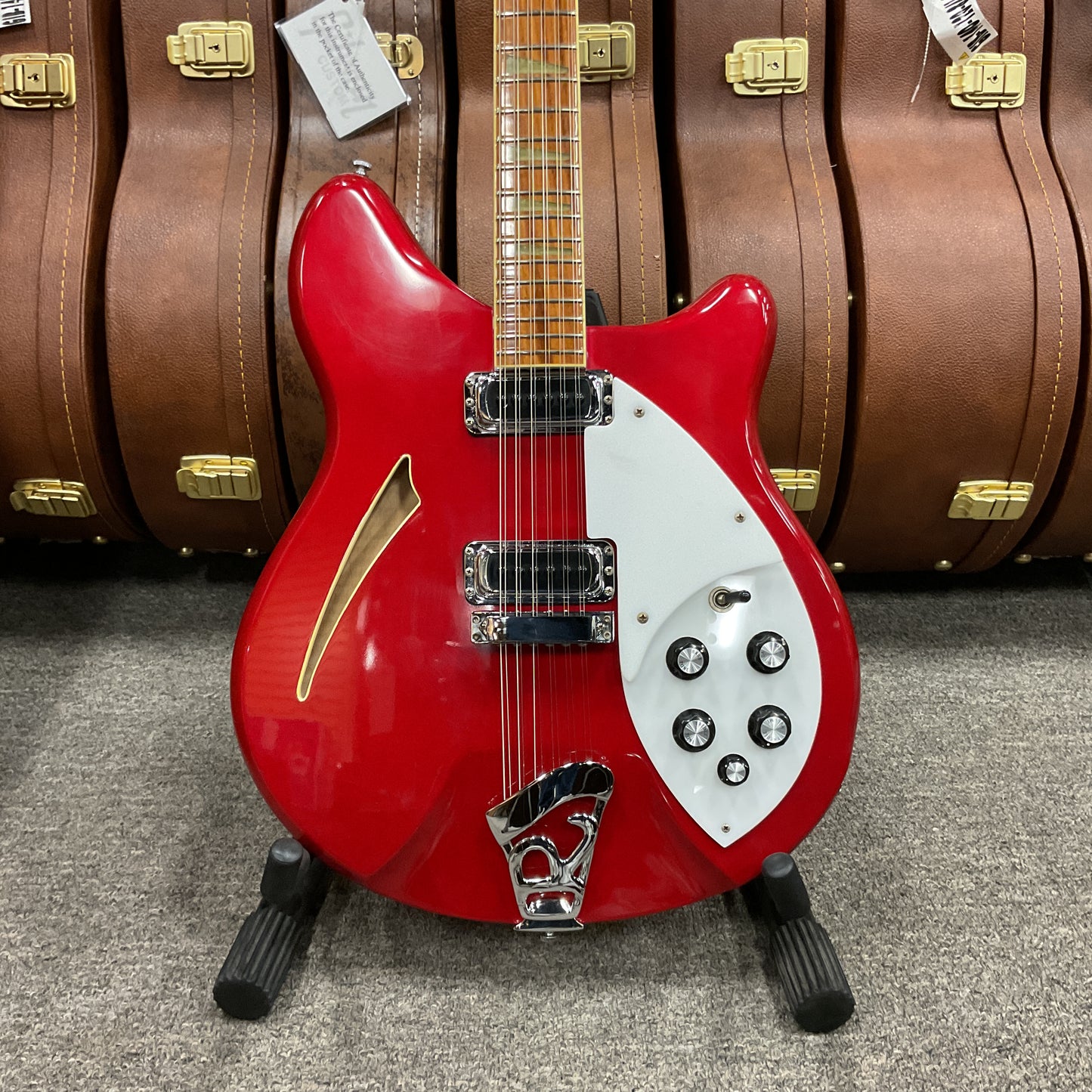 1986 Rickenbacker 360-12 Cardinal Red George Harrison Roger McGuinn Style Rare Find!
