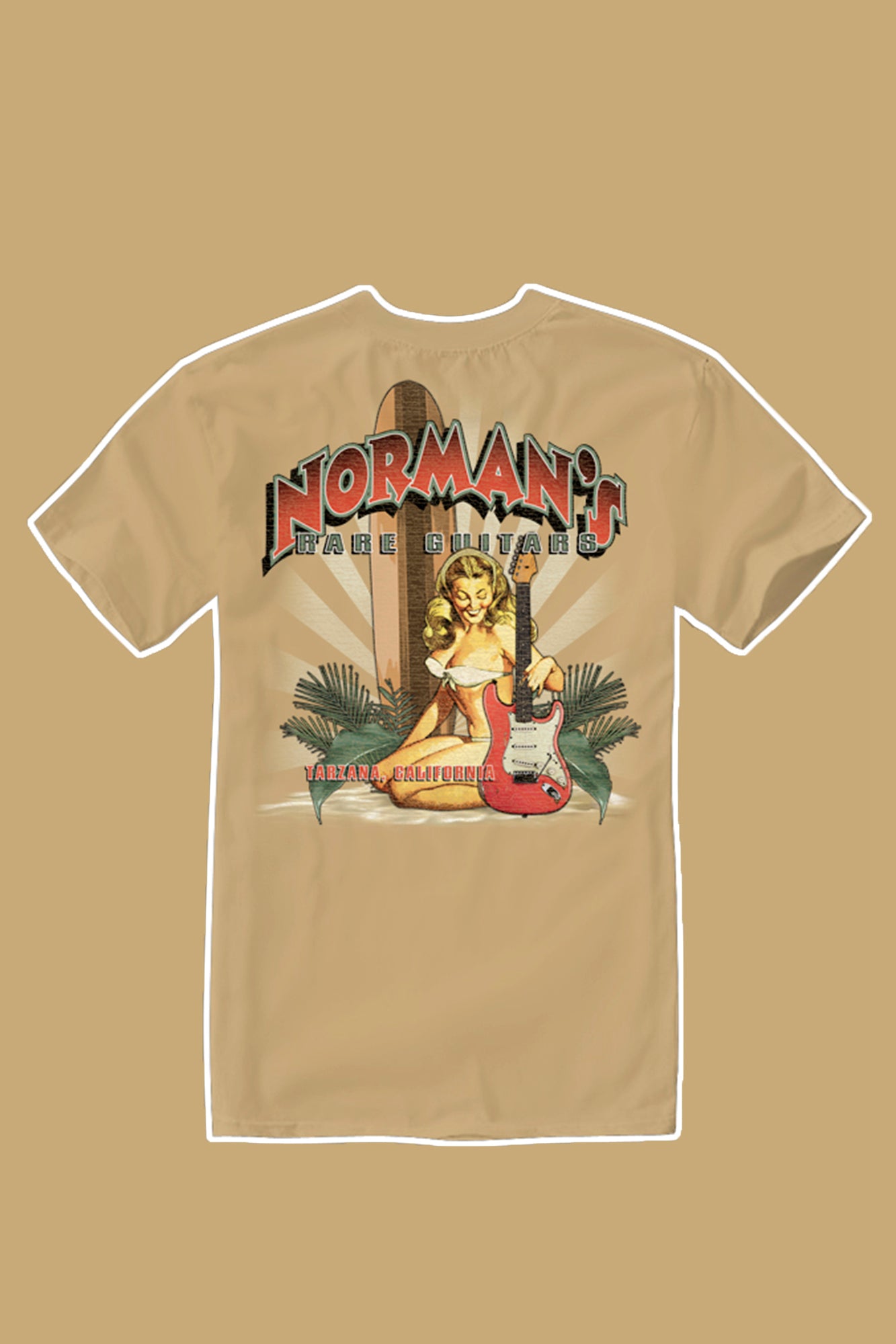 Norman's Rare Guitars Joe Bonamassa Strat Pinup T-Shirt