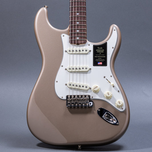 New Fender American Vintage II 65 Reissue Stratocaster Shoreline Gold