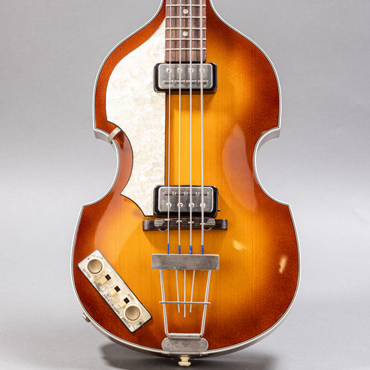 1990's Hofner Lefty Bass Sunburst