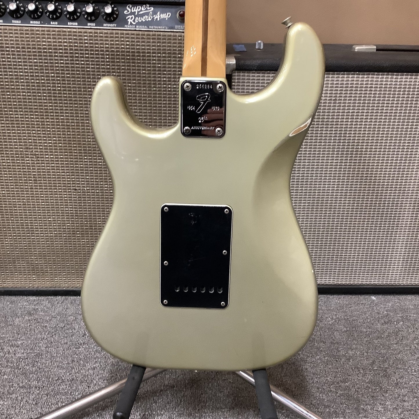 1979 Fender Anniversary Stratocaster Silver