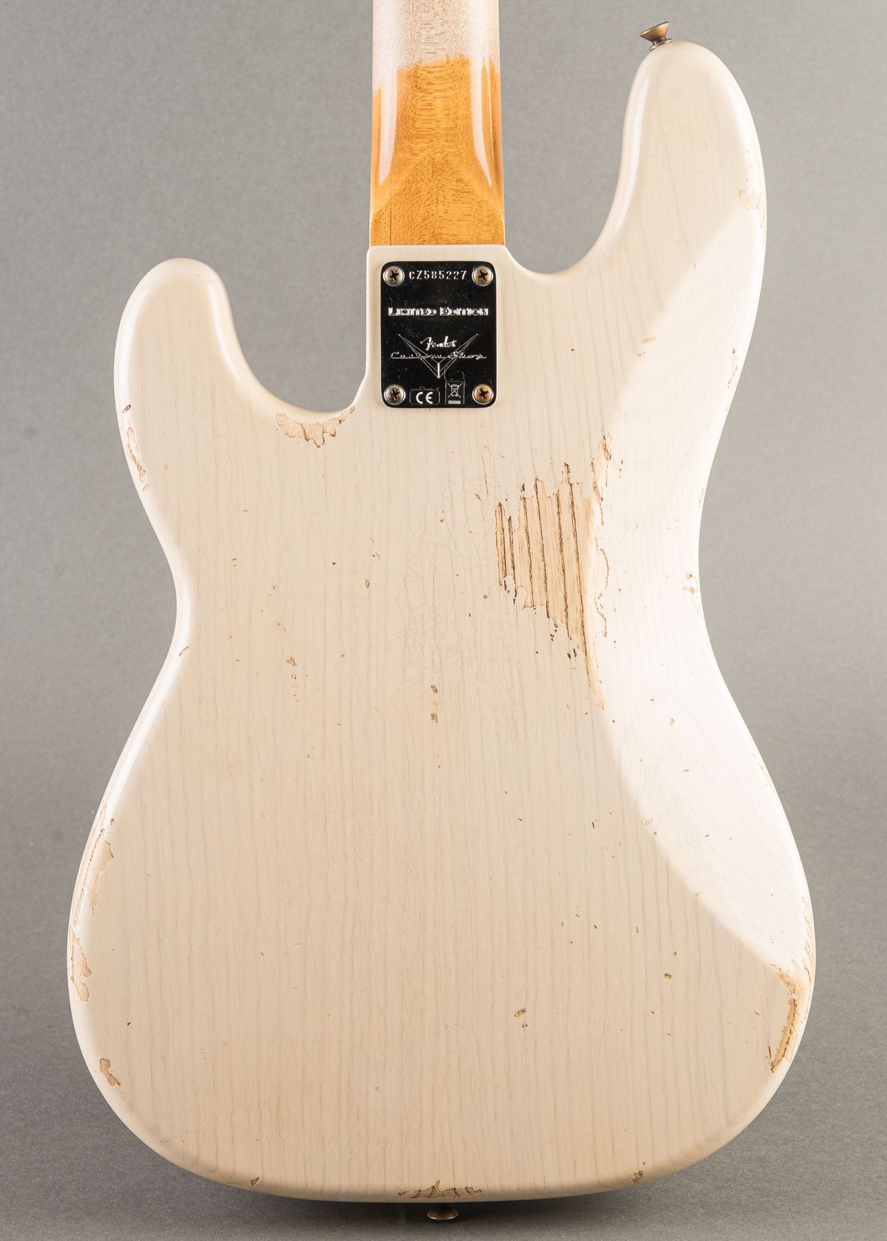 Fender Custom Shop '58 P-Jazz Bass Relic 2025, White Blonde