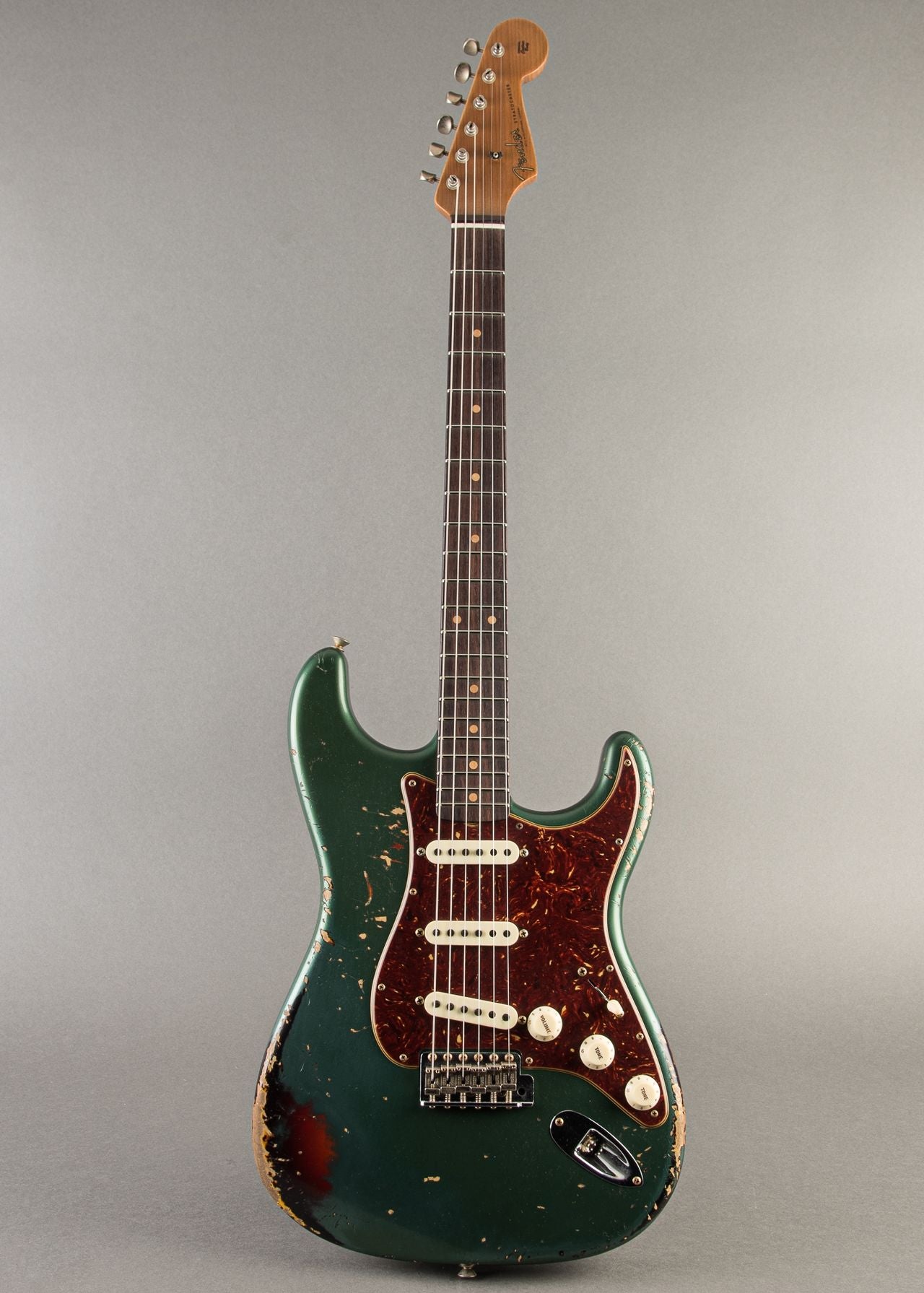 Fender Custom Shop '61 Stratocaster Relic 2025, Sherwood Metallic