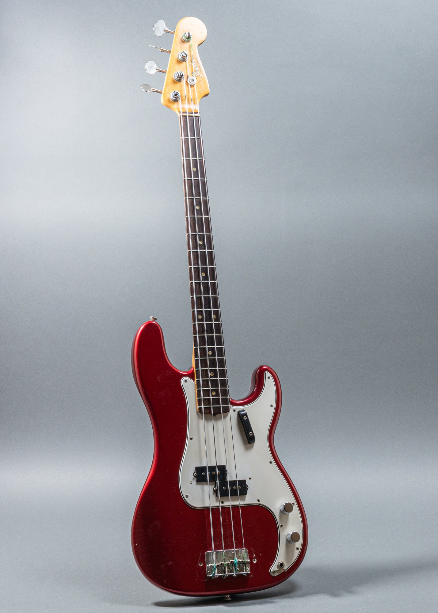 1966 Fender P Bass Candy Apple Red