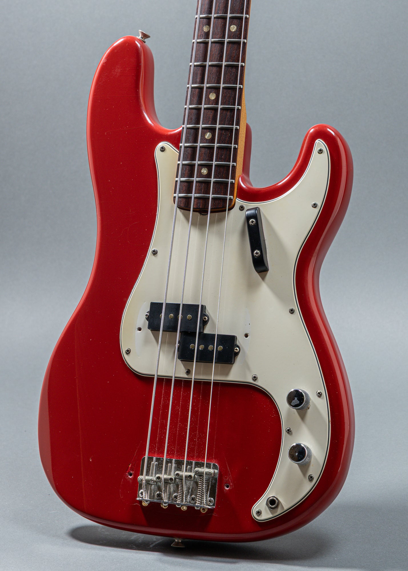 1966 Fender P Bass Dakota Red