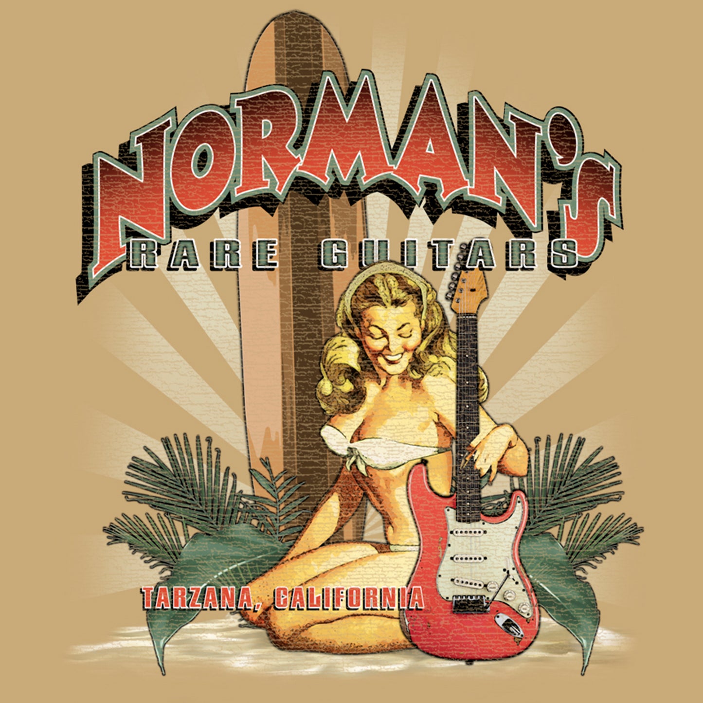 Joe Bonamassa Strat Pinup T-Shirt