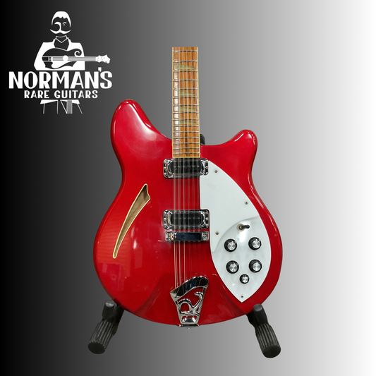 1986 Rickenbacker 360-12 Cardinal Red George Harrison Roger McGuinn Style Rare Find!
