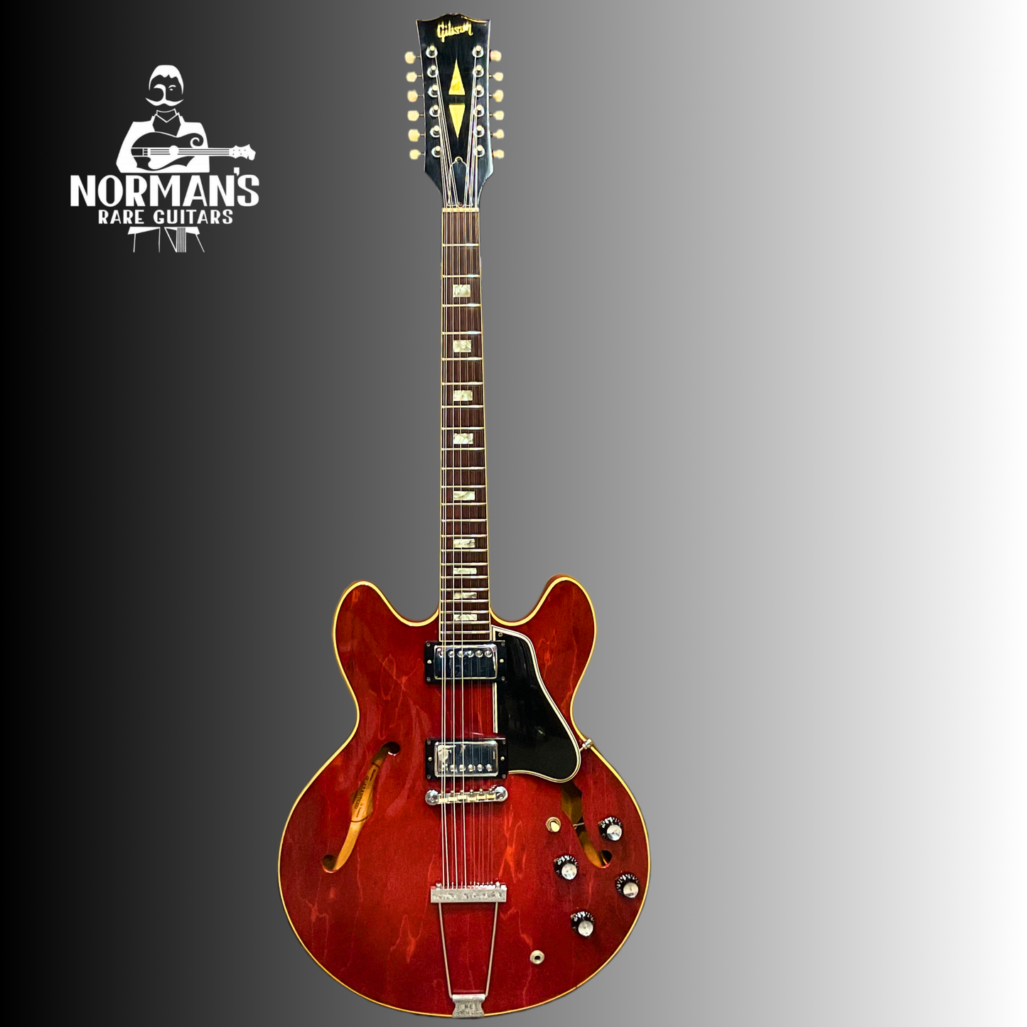 1967 Gibson ES-335TDC 12 String Semi Hollow Electric Guitar Cherry