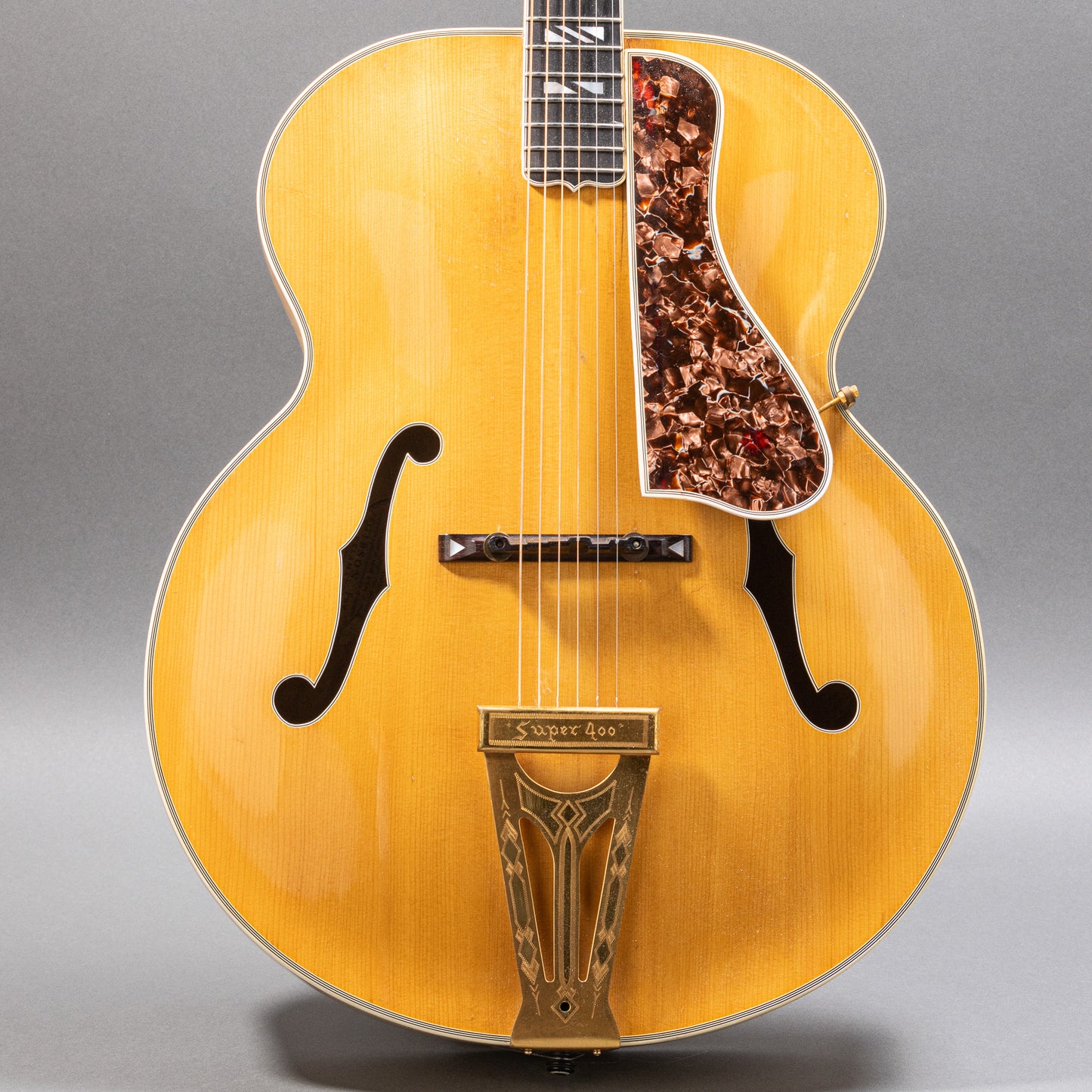 1939 Gibson Super 400 Blonde Non-Cutaway Natural