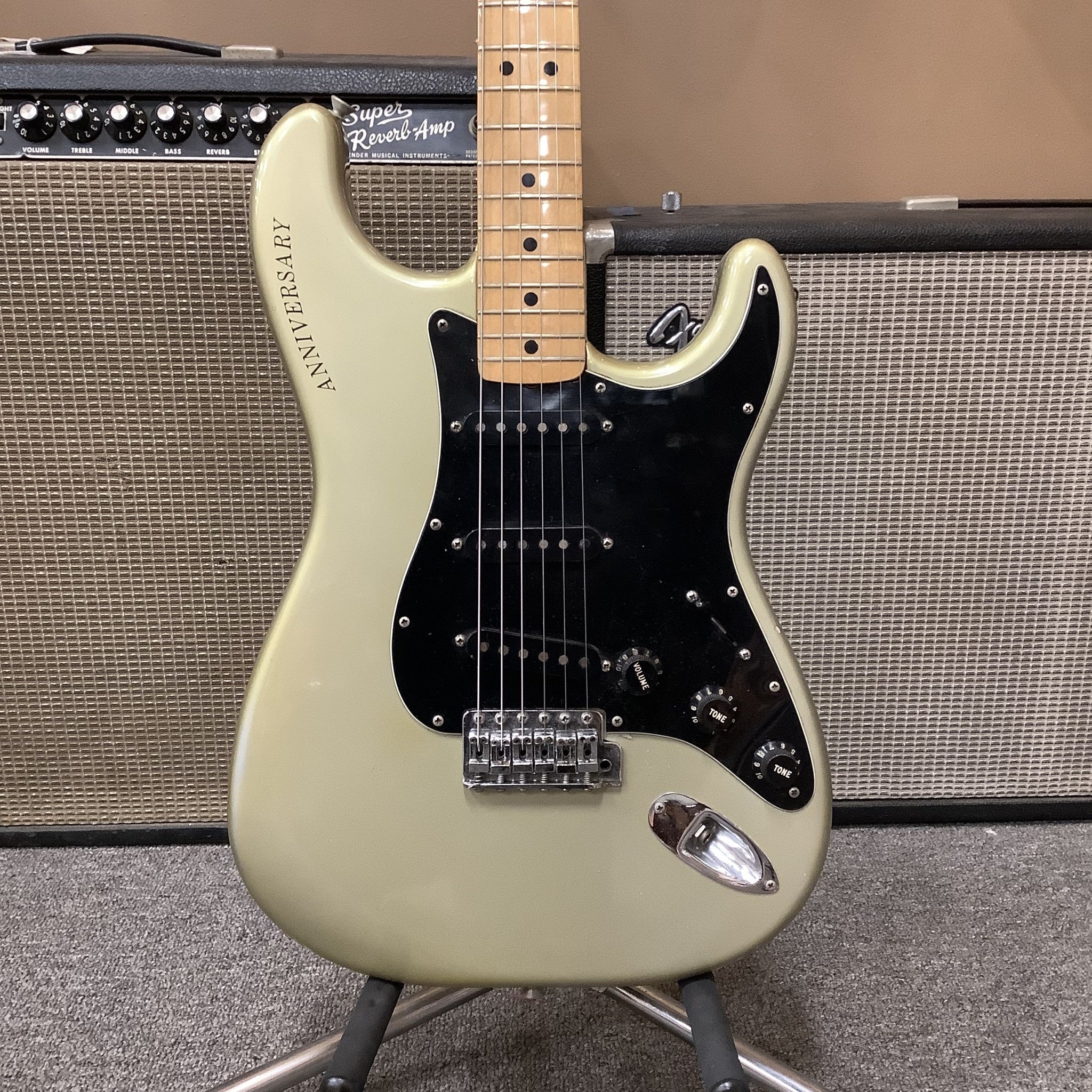 1979 Fender Anniversary Stratocaster Silver – Norman's Rare