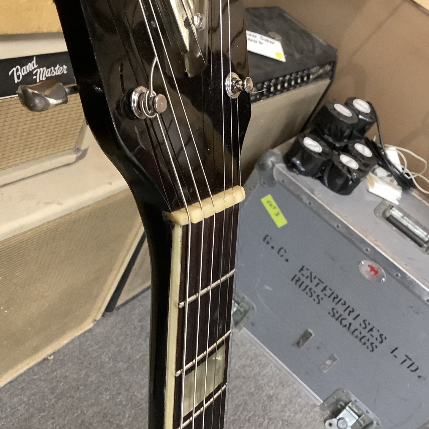 1950’s Kay Uptown Factory Black-Kelvinator Headstock