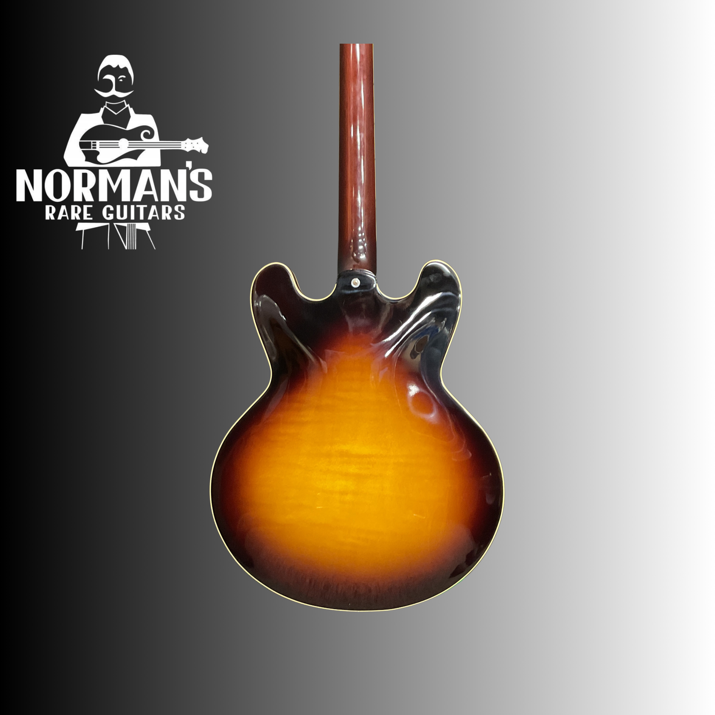 2000's Heritage H-530 Thin Hollow Body Electric Guitar Sunburst