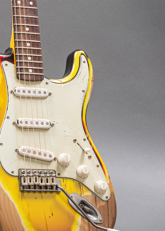 Nash Strat '60's Heavy Relic Burst
