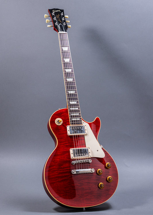 90'S Gibson Les Paul Standard R8 Trans Cherry Flame