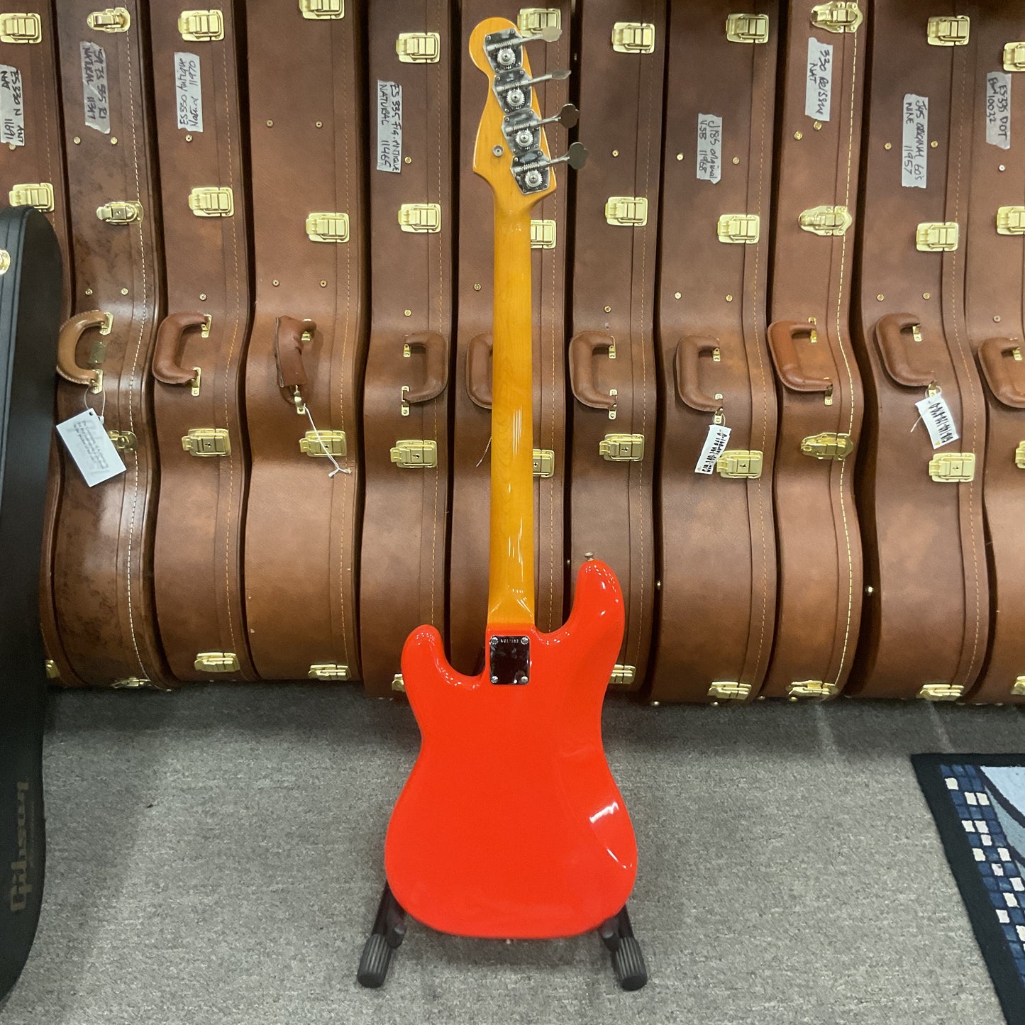 1983 Fender '62 Precision Bass Reissue Fiesta Red