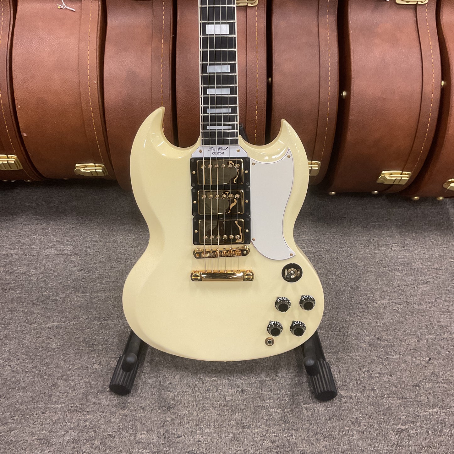 1997 Gibson Les Paul SG Custom Ivory